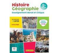 Les Parcours Pros Histoire Géographie EMC 2de Bac Pro (2024) - Pochette élève