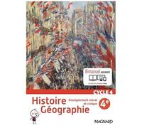 Histoire Géographie, Enseignement Moral Et Civique 4e Cycle 4 - Edition 2016