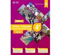 Histoire Géographie Enseignement Moral Et Civique 4e Cycle 4 - Manuel Élève - Edition 2016