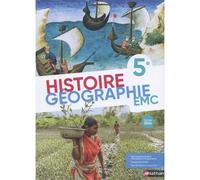 Histoire Géographie Enseignement Moral et Civique 5è 2024 - Manuel élève - Nicolas Rocher - Nathan - broché - Scolaire / Universitaire
