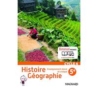 Histoire Géographie, Enseignement Moral Et Civique 5e