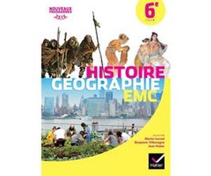 Histoire-Géographie Enseignement Moral et Civique 6e éd. 2016 - Manuel de l'élève Martin Ivernel (Auteur), Marie Trelat (Auteur), Benjamin Villemagne (Auteur), Jean Hubac (Auteur), Corinne Chastrusse