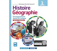 Histoire Géographie Enseignement moral et civique (EMC) 1re Bac Pro (édition 2016) - Manuel élève