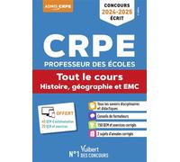 Histoire, Géographie et EMC - CRPE 2024-2025 - Tout-en-un Concours Professeur des écoles - Admissibilité - Epreuve écrite d’application - Marc Loison - Vuibert - broché - Scolaire / Universitaire
