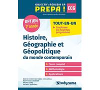 Histoire, géographie et géopolitique du monde contemporain, 2e année