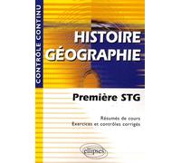 Histoire Géographie - Première Stg