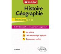 Histoire-Géographie - Premières L et ES - Alice Bravard - Ellipses - broché - Scolaire / Universitaire