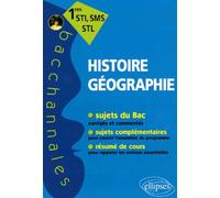 Histoire-Géographie - Premières STI, SMS, STL - Hugo Billard - Ellipses - broché - Scolaire / Universitaire
