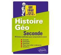 Histoire-Géographie - Seconde - 14 fiches-méthodes pour comprendre le cours - Carine Lagreulet - Ellipses - broché - Scolaire / Universitaire