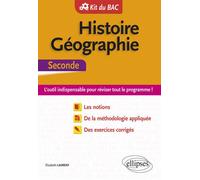 Histoire-Géographie - Seconde - Elisabeth Laurent - Ellipses - broché - Scolaire / Universitaire