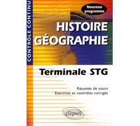 Histoire-Géographie - Terminale STG - Thomas Snégaroff - Ellipses - broché - Scolaire / Universitaire