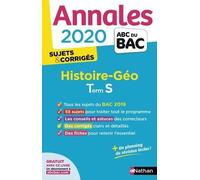 Histoire-Géographie Tle S - Sujets & Corrigés - Edition 2020