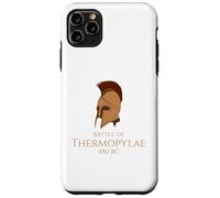 Histoire Grecque Antique Bataille des Thermopyles - Casque Spartiate Coque pour iPhone 11 Pro Max