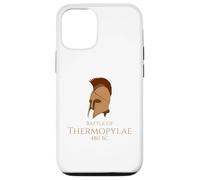 Histoire Grecque Antique Bataille des Thermopyles - Casque Spartiate Coque pour iPhone 12/12 Pro