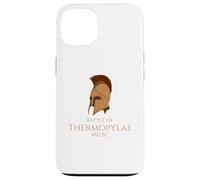 Histoire Grecque Antique Bataille des Thermopyles - Casque Spartiate Coque pour iPhone 13