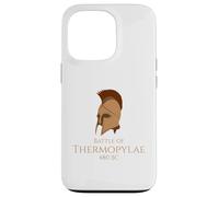 Histoire Grecque Antique Bataille des Thermopyles - Casque Spartiate Coque pour iPhone 13 Pro