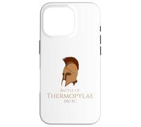 Histoire Grecque Antique Bataille des Thermopyles - Casque Spartiate Coque pour iPhone 16 Pro