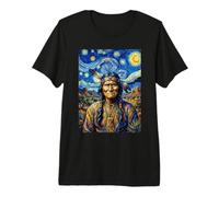 Histoire Indienne Geronimo Lakota T-Shirt Haut de Gamme