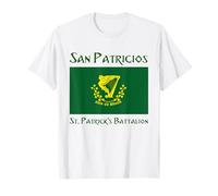 Histoire Irlandaise Mexicaine du Bataillon de Saint-Patricios T-Shirt