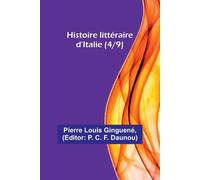 Histoire Littéraire D'italie (4/9)