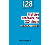 Histoire littéraire du XXe siècle