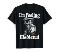 Histoire médiévale Chevalier en Armure avec Blague LARP médiévale T-Shirt