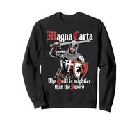 Histoire médiévale Magna Carta Parlement et Droits civils Sweatshirt