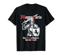 Histoire médiévale Magna Carta Parlement et Droits civils T-Shirt