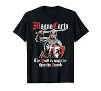Histoire médiévale Magna Carta Parlement et Droits civils T-Shirt