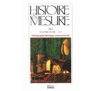 Histoire & Mesure Volume 28 N° 2/2013 - Démographie Historique, Nouveau Terrain