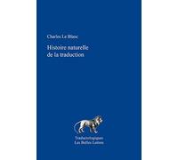 Histoire naturelle de la traduction