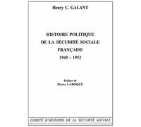 Histoire politique de la sécurité sociale française 1945-1952