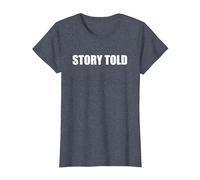 Histoire racontée T-Shirt, Femme, Bleu Chiné, XL