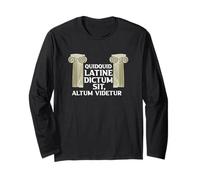 Histoire Romaine Latine Dicton philosophique Professeur Latin drôle Manche Longue