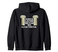 Histoire Romaine Latine Dicton philosophique Professeur Latin drôle Sweat à Capuche
