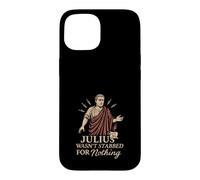 Histoire Romaine SPQR Jules César Idée Cadeau Latin Meme Coque pour iPhone 15