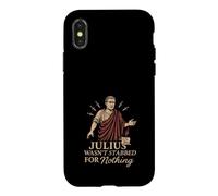 Histoire Romaine SPQR Jules César Idée Cadeau Latin Meme Coque pour iPhone X/XS