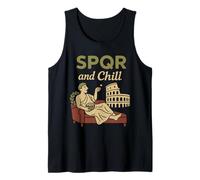 Histoire Romaine SPQR Jules César Idée Cadeau Latin Meme Débardeur