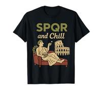 Histoire Romaine SPQR Jules César Idée Cadeau Latin Meme T-Shirt