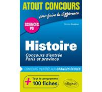 Histoire - Sciences Po - concours d'entrée Paris et province - Nicolas Smaghue - Ellipses - broché - Scolaire / Universitaire