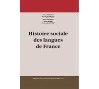 Histoire SOCIALE DES LANGUES DE FRANCE