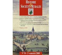 HISTOIRE & SOCIETES RURALES 30/2008-2