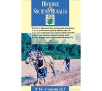 Histoire & Sociétés Rurales, n° 64: Varia