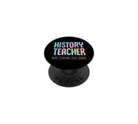 Histoire Teacher Teach Motivate Love Inspire Teaching Devise PopSockets PopGrip Adhésif