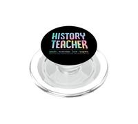 Histoire Teacher Teach Motivate Love Inspire Teaching Devise PopSockets PopGrip pour MagSafe