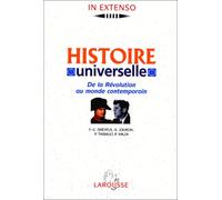 Histoire universelle, tome 3. De la Révolution au monde contemporain