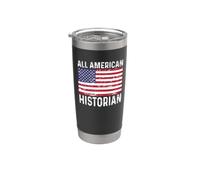 Histoire vieilli 4 juillet Tous les drapeaux américains USA Gobelet isotherme en acier inoxydable double paroi