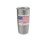 Histoire vieilli 4 juillet Tous les drapeaux américains USA Gobelet isotherme en acier inoxydable double paroi