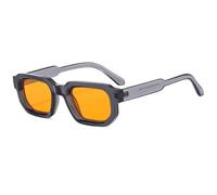 Histoire Vintage Orange Épais Rectangle Lunettes De Soleil Femmes Hommes Marque Concepteur Mode Gros Carré Lunettes De Soleil Gafas De Sol S3887n - Type C5
