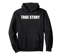 Histoire Vraie Sweat à Capuche, Unisexe pour Adultes, Noir, XL